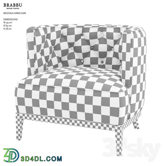 BOURBON ARMCHAIR BRABBU