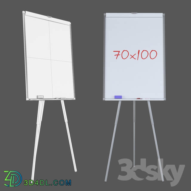 Flipchart Attache 70x100 tripod