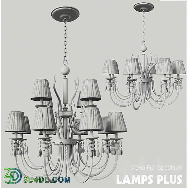 Viena full Pendant light 3D Models