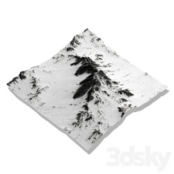 Mountains landscape Mountain landscape 3D Models 