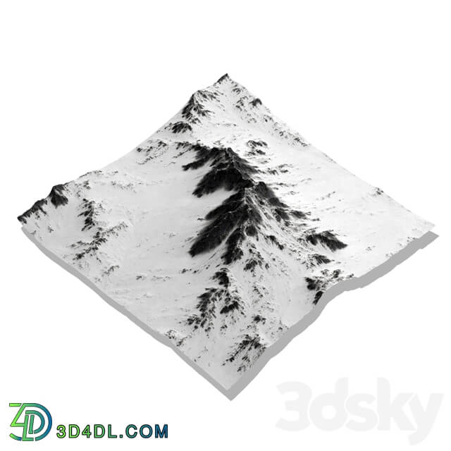 Mountains landscape Mountain landscape 3D Models