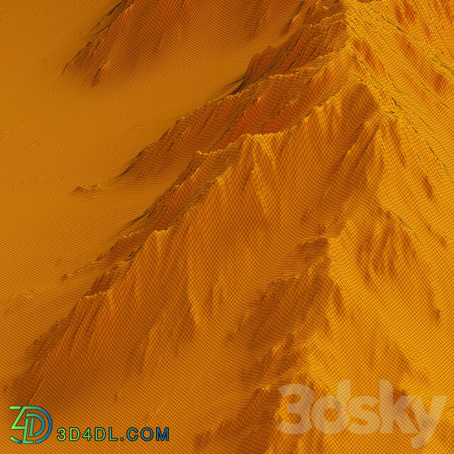 Mountains landscape Mountain landscape 3D Models
