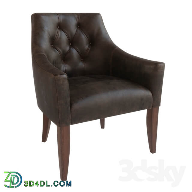 Armchair for upholstery with a pivot Artu BL 3310