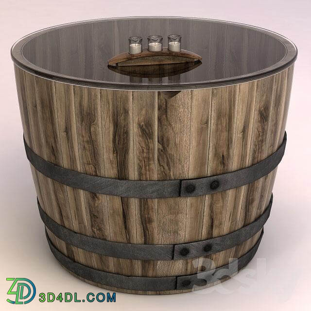 Coffee Table Barrel