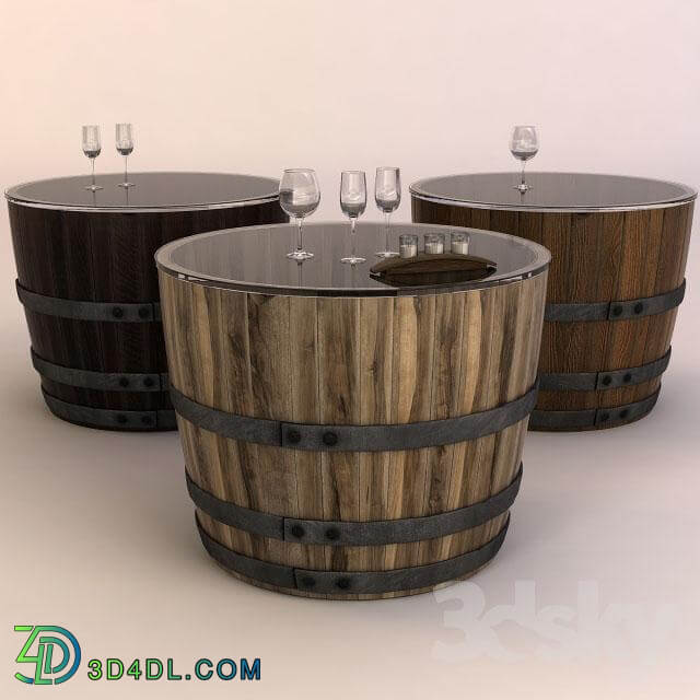 Coffee Table Barrel