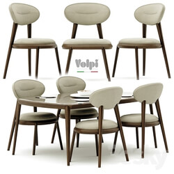 Table Chair VOLPI chair RAMON table TOLOMEO 