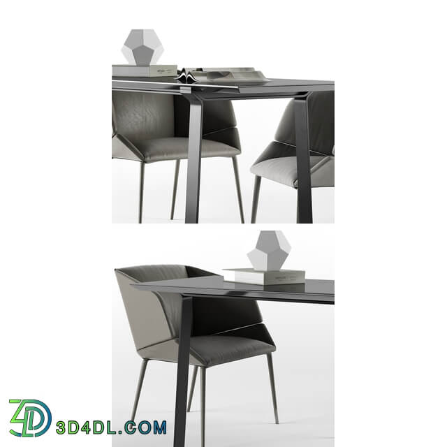 Table Chair Natuzzi