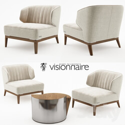 Blondie armchair with Cyborg large table Visionnaire Home Philosophy 