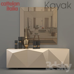 Sideboard Chest of drawer cattelan italia kayak sideboard 