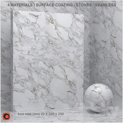 4 coating materials stone seamless  