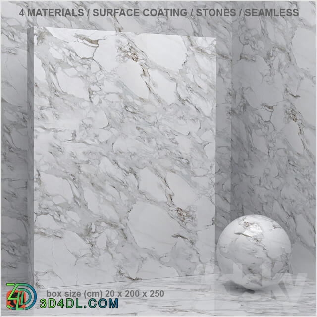 4 coating materials stone seamless 