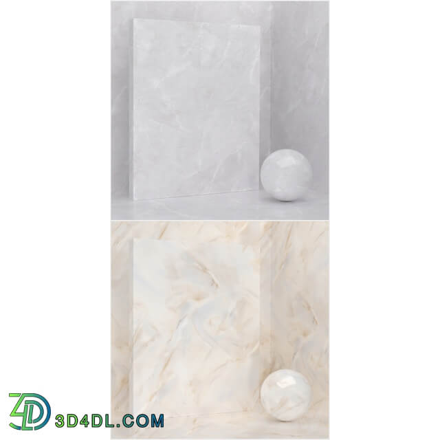 4 materials seamless stone plaster set 6