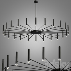 Oty Light POP P40 Chandelier round Pendant light 3D Models 