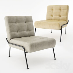 Oswald Tufted Slipper Chair 