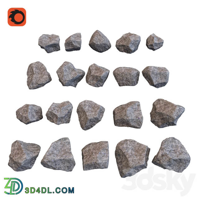 stone 3D Models