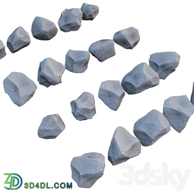 stone 3D Models