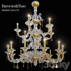 chandelier Barovier Toso Baikal 5560 18 Pendant light 3D Models 