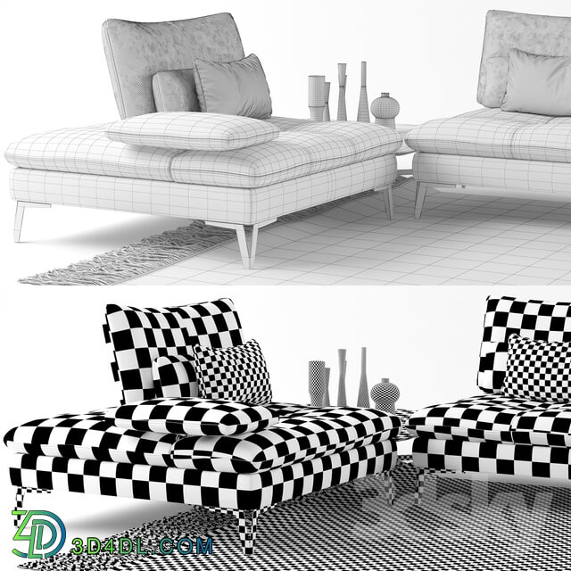 Roche Bobois Sofa Scenario set