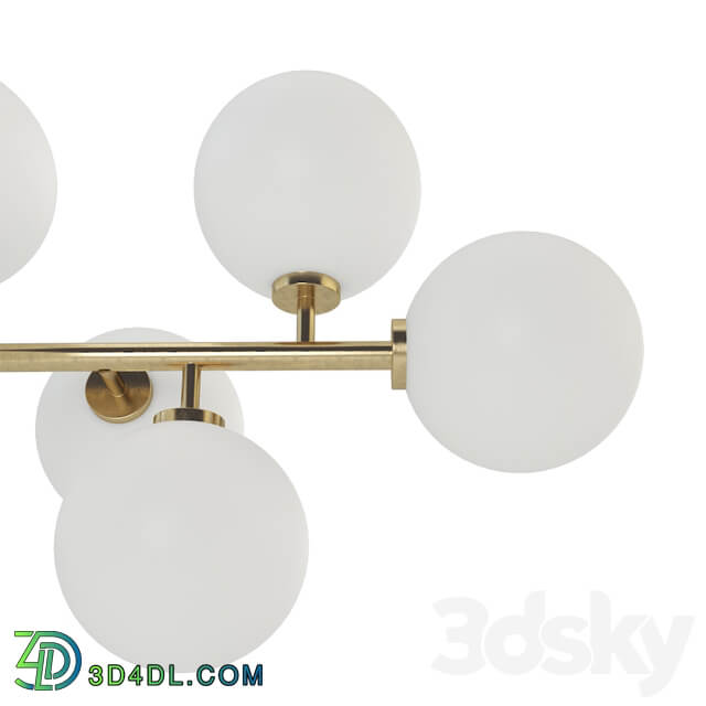 Chandelier Inflora 16 plafonds Pendant light 3D Models