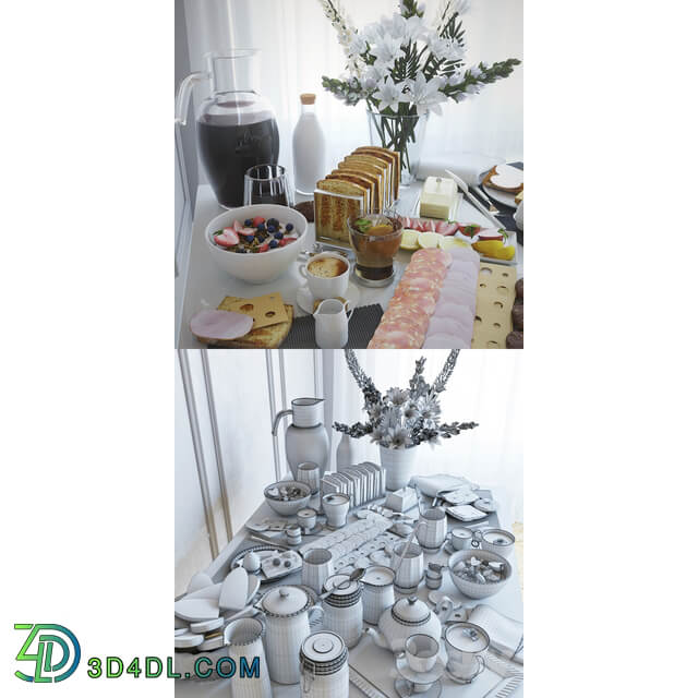 Table setting 22. Breakfast 2