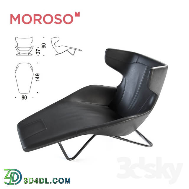 Other Couch Moroso take a line for a walk chaise longue