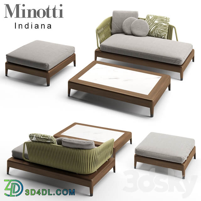 Minotti indiana Other 3D Models