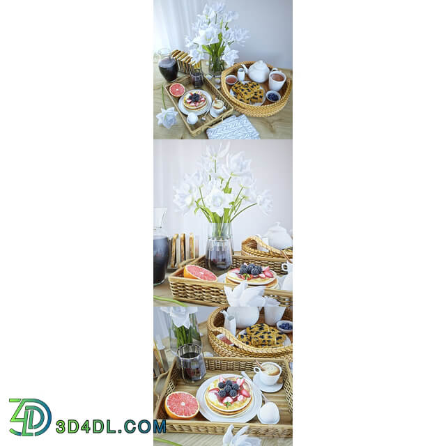 Other kitchen accessories Trays with breakfast 2