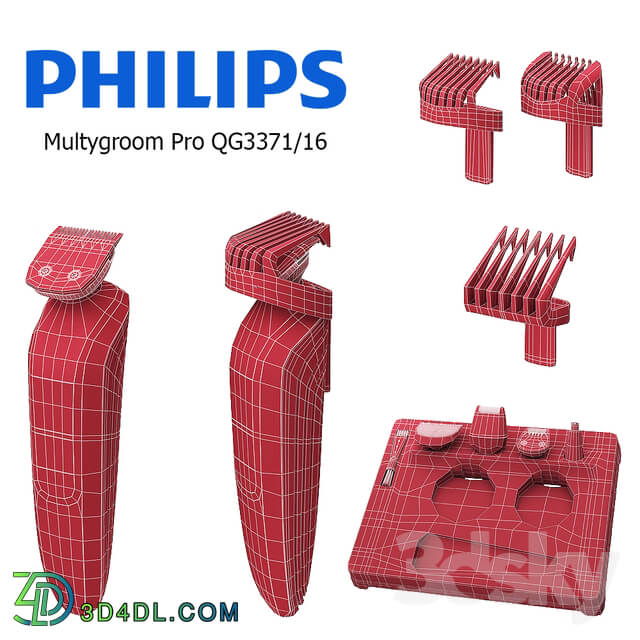 Miscellaneous Set for cutting PHILIPS Multygroom Pro QG3371 16