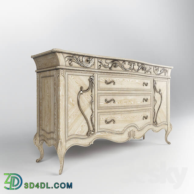 Sideboard Chest of drawer Chest of drawers Platine de Royale Champagne 09007 201