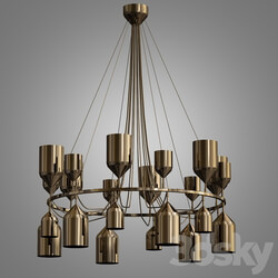 Metalarte Copacabana Queen 3 Pendant Lamp Pendant light 3D Models 