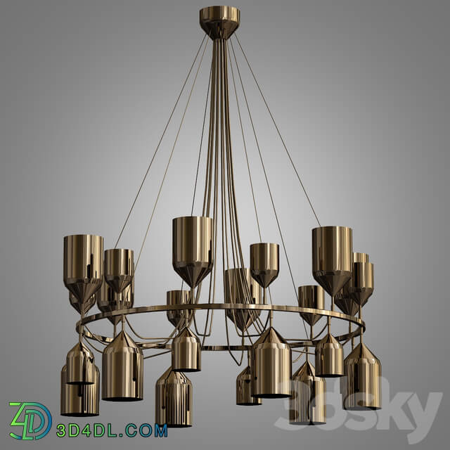 Metalarte Copacabana Queen 3 Pendant Lamp Pendant light 3D Models