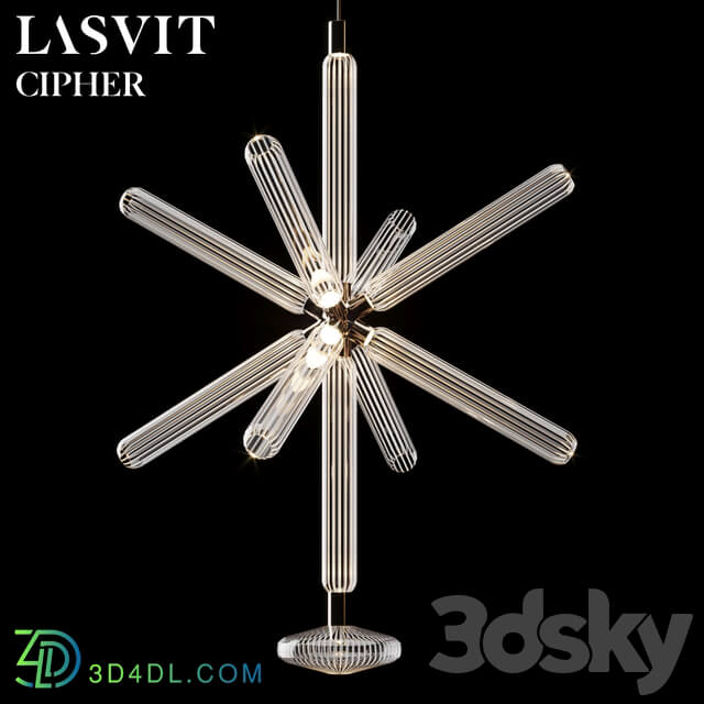 Lasvit Cipher Pendant light 3D Models