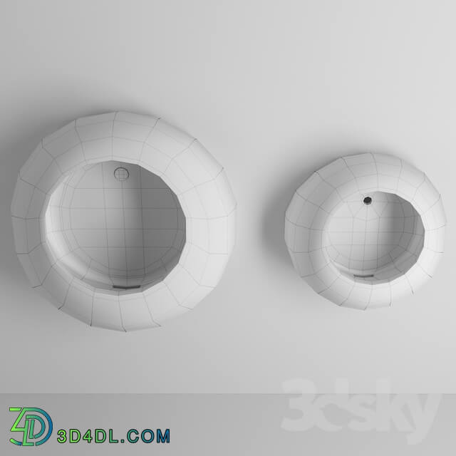 Urinal Ceramica Cielo Unrials ball ball mini