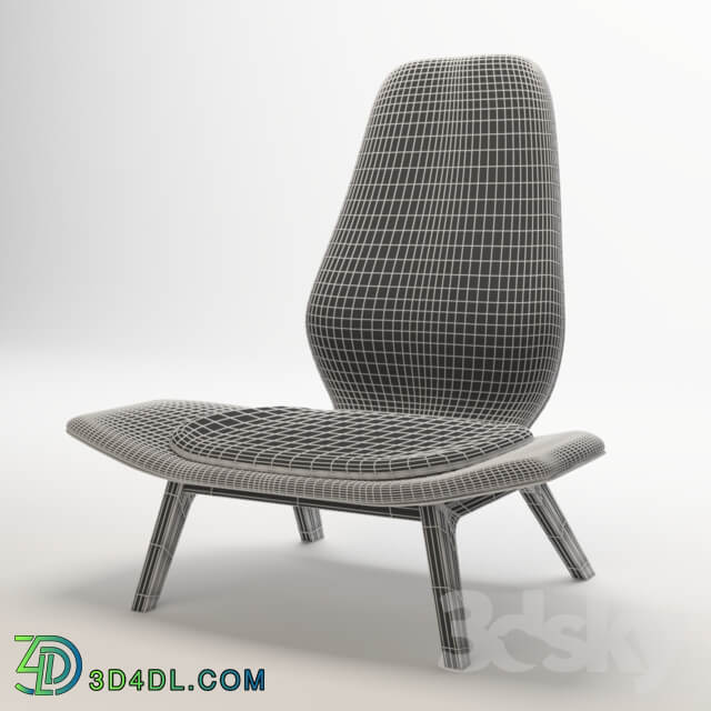 Armchair for meditation Brahma chair Legchaton design