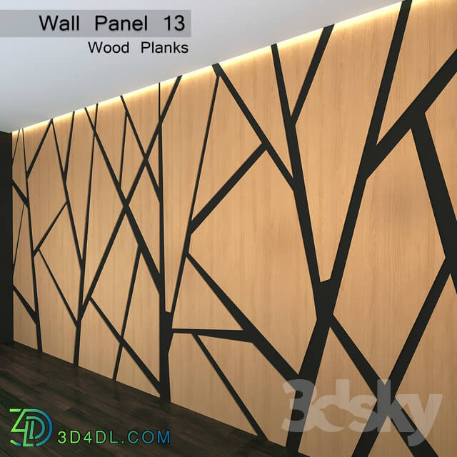 Wall Panel 13. Wood Planks