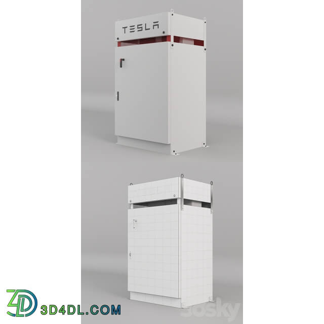 POWER PACK TESLA 3D Models