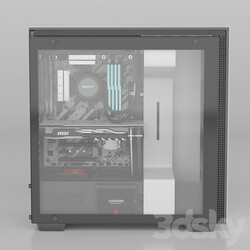 Computer NZXT H700i PC other electronics 3D Models 