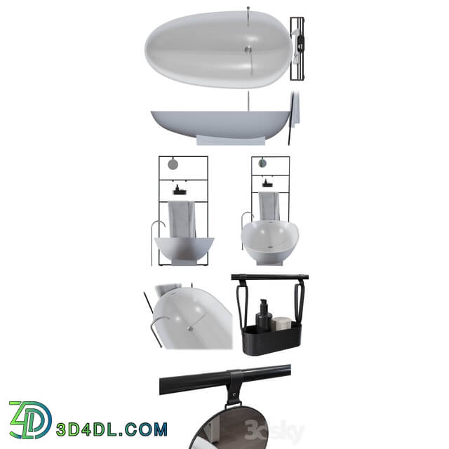 Bathroom Set Agape Spoon Burgbad