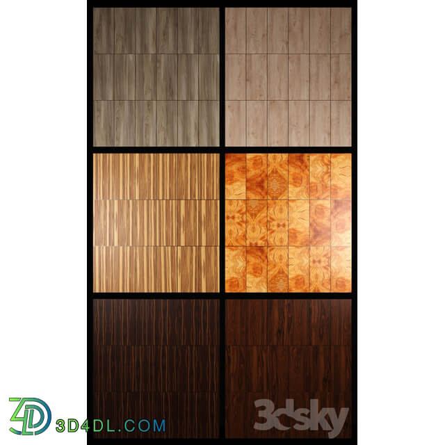 Acoustic decorative panels 6 kinds set 19