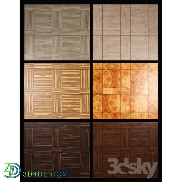 Acoustic decorative panels 6 kinds set 20