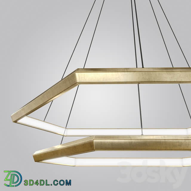 chandelier Ditri Cascade Pendant light 3D Models