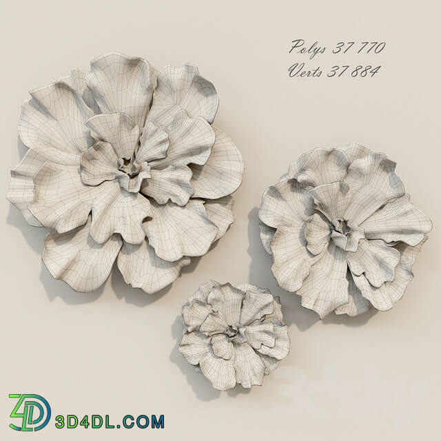 Other decorative objects HP DECOR Wall Decoration Flower Vol. 2