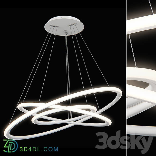 748142 Saturno Lightstar Pendant light 3D Models