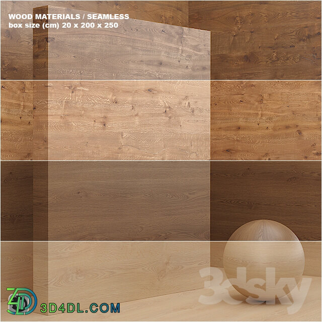 Material wood veneer seamless set 16
