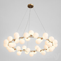 Milk Bubble Round Chandelier Pendant light 3D Models 