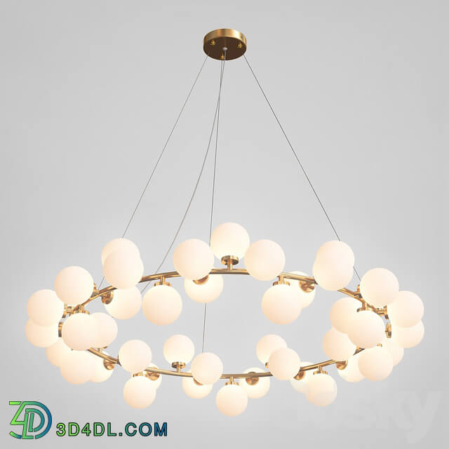 Milk Bubble Round Chandelier Pendant light 3D Models