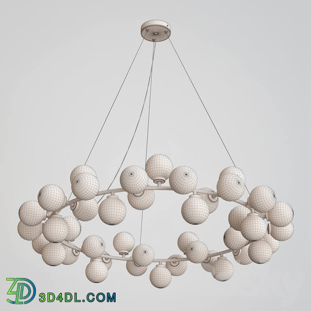 Milk Bubble Round Chandelier Pendant light 3D Models