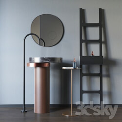 Bathroom accessories washbasin FALPER ECCENTRICO 