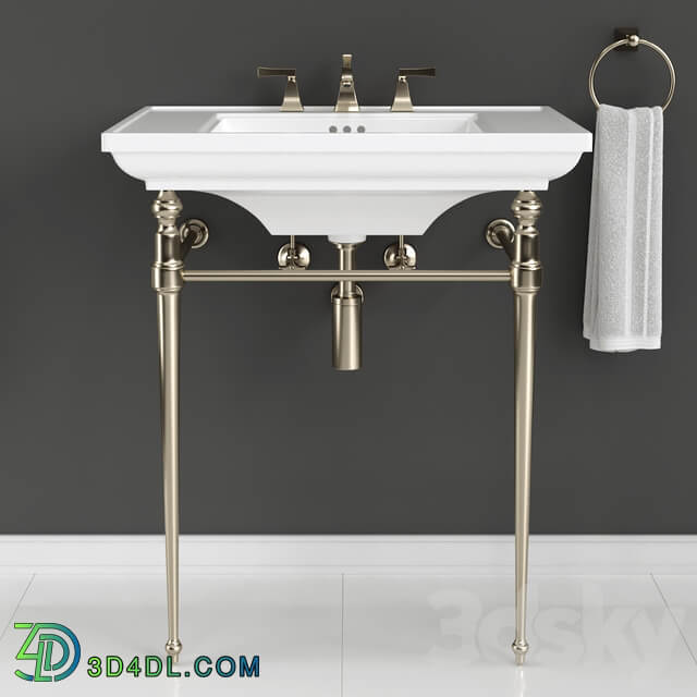 KOHLER Memoirs Console Table Bathroom Sink 3D Models