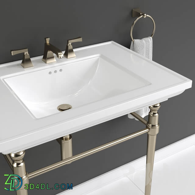 KOHLER Memoirs Console Table Bathroom Sink 3D Models